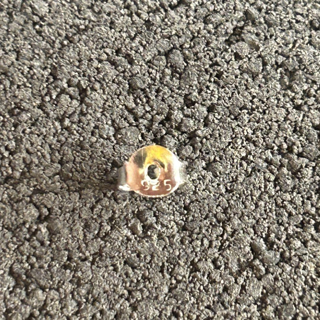 シルバー925 Silver シンプルフープピアス/軽研磨仕上げ/19mm/両耳