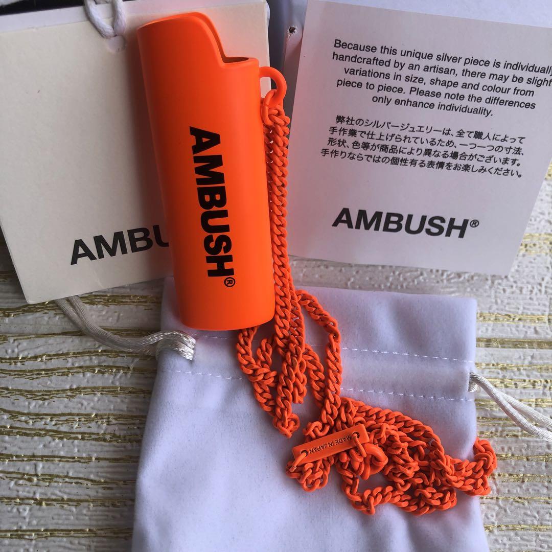 AMBUSH ライターケース AMBUSH アンブッシュ / ロゴ ライター ケース ネック (AMBUSH