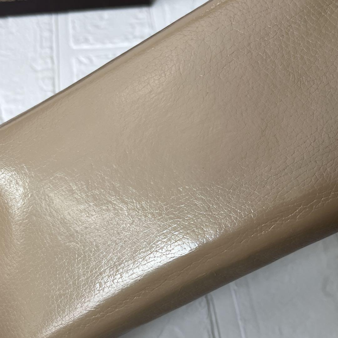 GUCCI✨長財布　ソーホー　シボレザー　GG グレージュ　メンズ　レディース