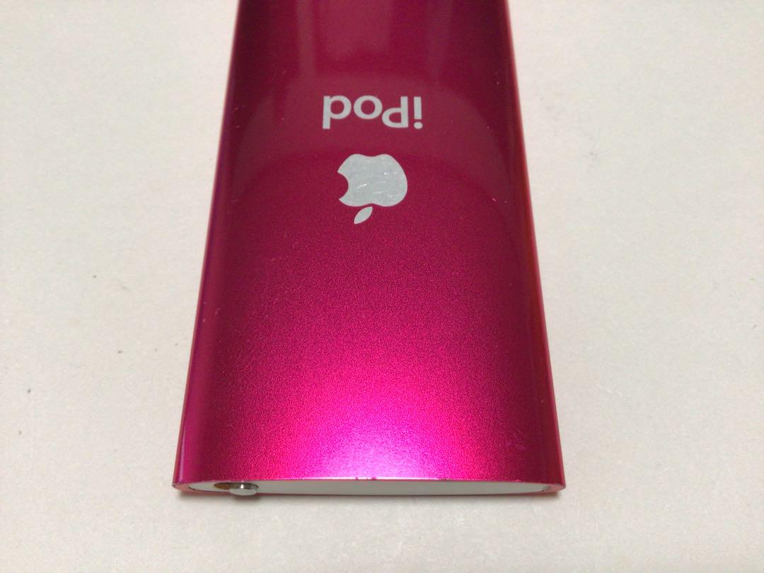 iPod nano5世代16GBピンクno.211バッテリー交換済、usb付き