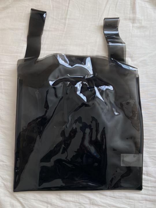 Maison Margiela PVCトートバッグ ブラック×ブラック