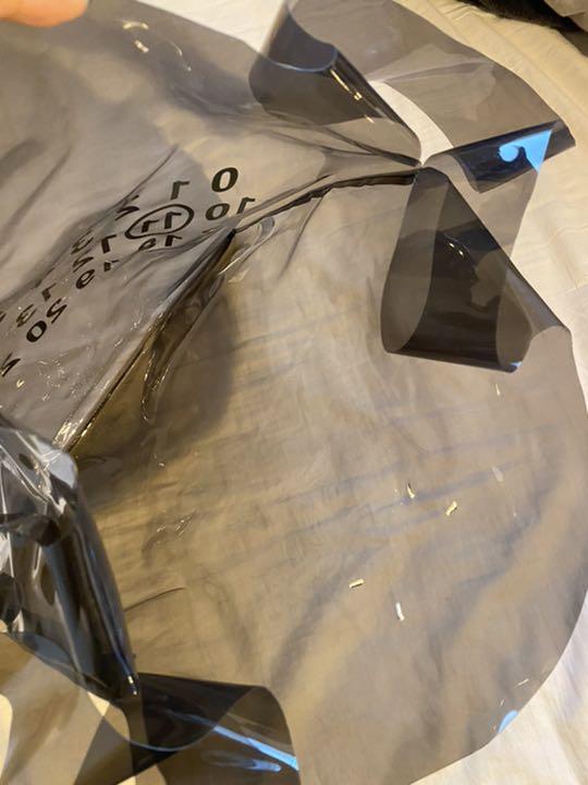 Maison Margiela PVCトートバッグ ブラック×ブラック