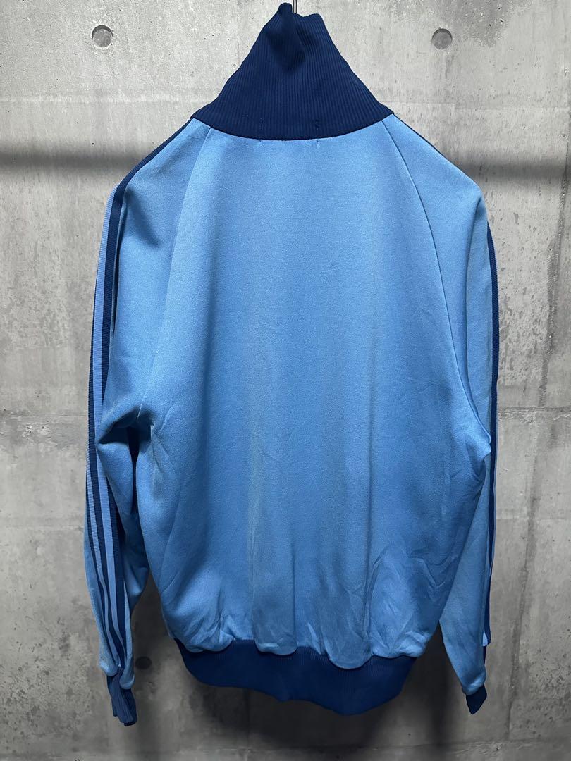 adidas アディダス デサント製 トラックジャケットBLUE ブルー