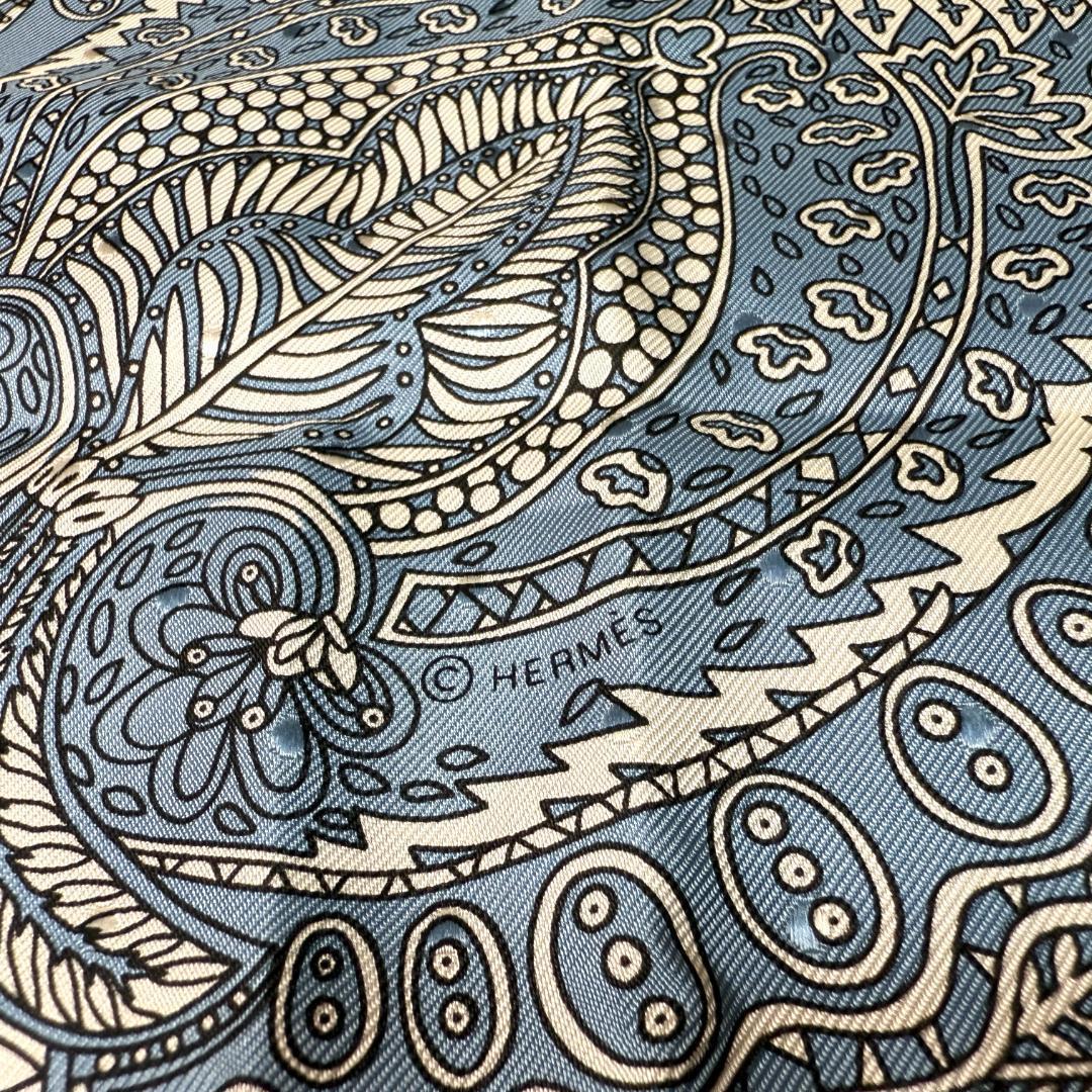 ✨希少美品✨ HERMES エルメス カレ55　マハラニの庭　シルク　フランス製