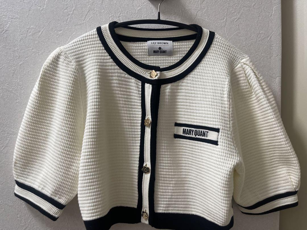 通販 公式サイト - 驚きの激安価格 LILY BROWN×MARY QUANT】クロップドニットカーディガン トップス