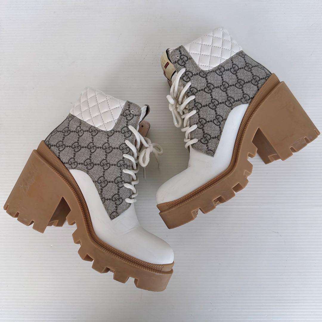 アンクルショートブーツ 厚底