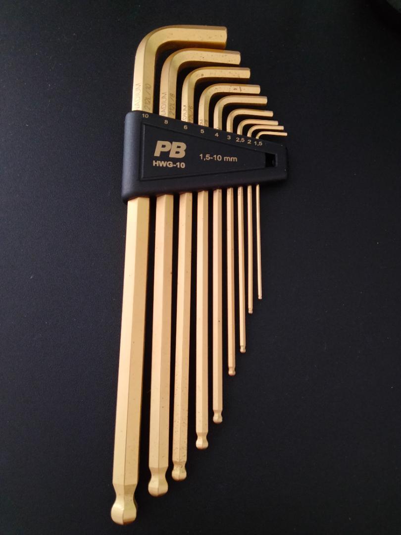 PB SWISS TOOLSボールポイント六角レンチセットHWG-10 212L