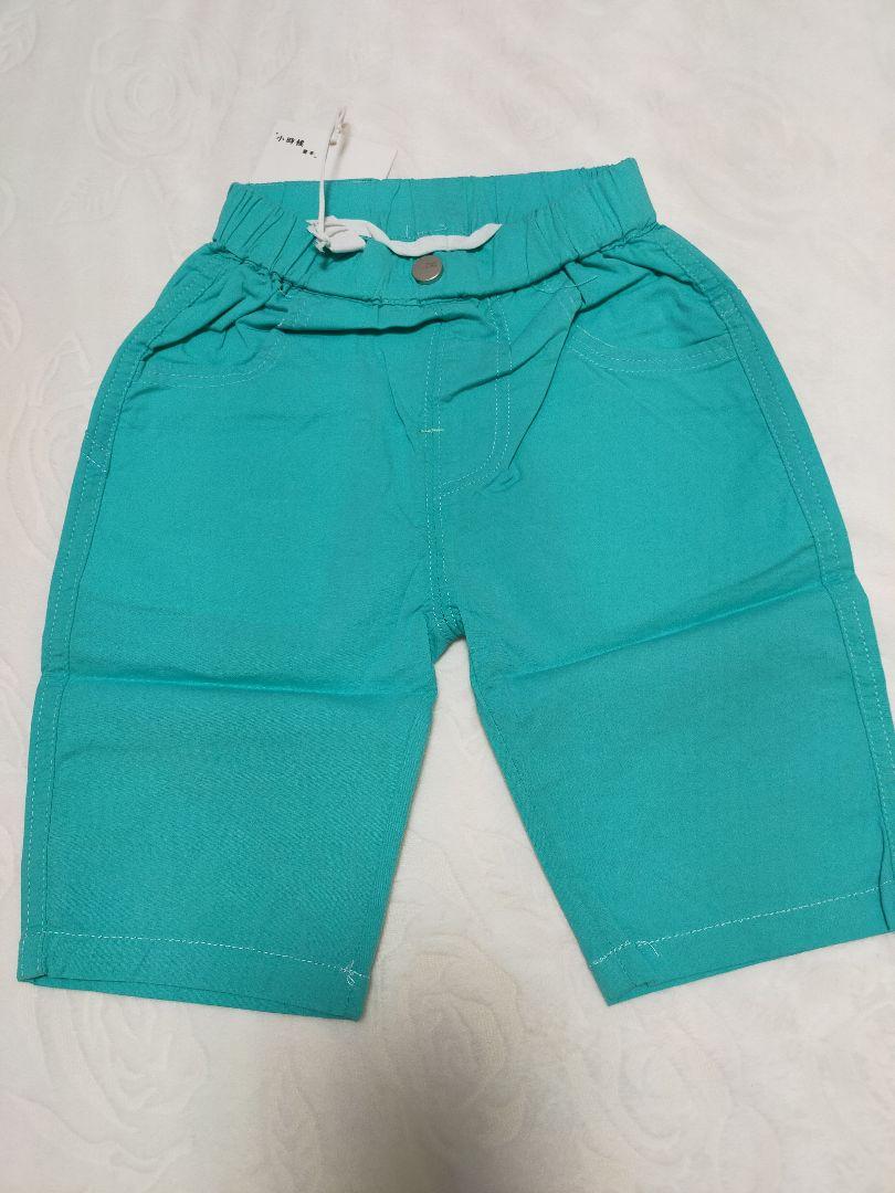 税込) パンツ-子供服 キッズ ハーフパンツ 青 綿 90cm 税込) パンツ-子供服 キッズ ハーフパンツ 青 綿 90cm