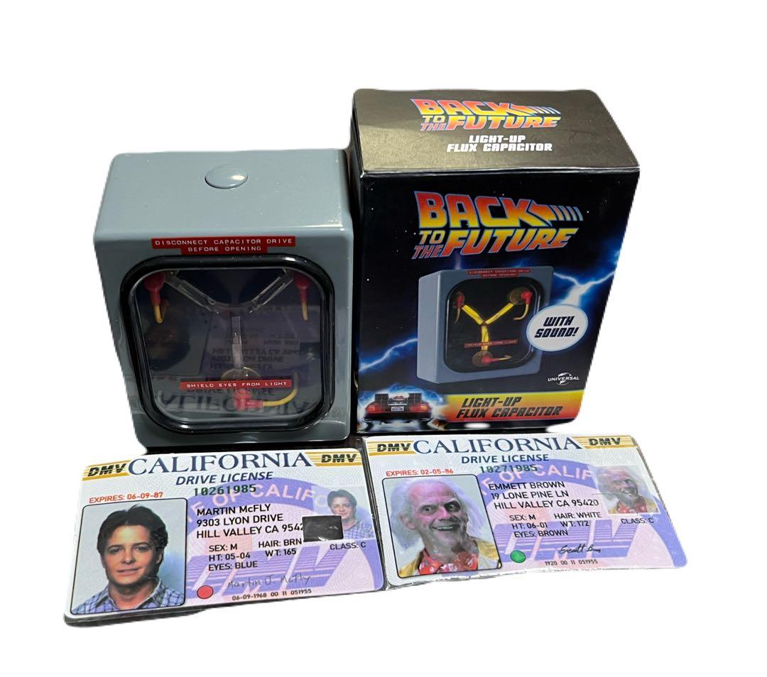 バックトゥザフューチャー フラックスキャパシティ 海外製 免許証付き