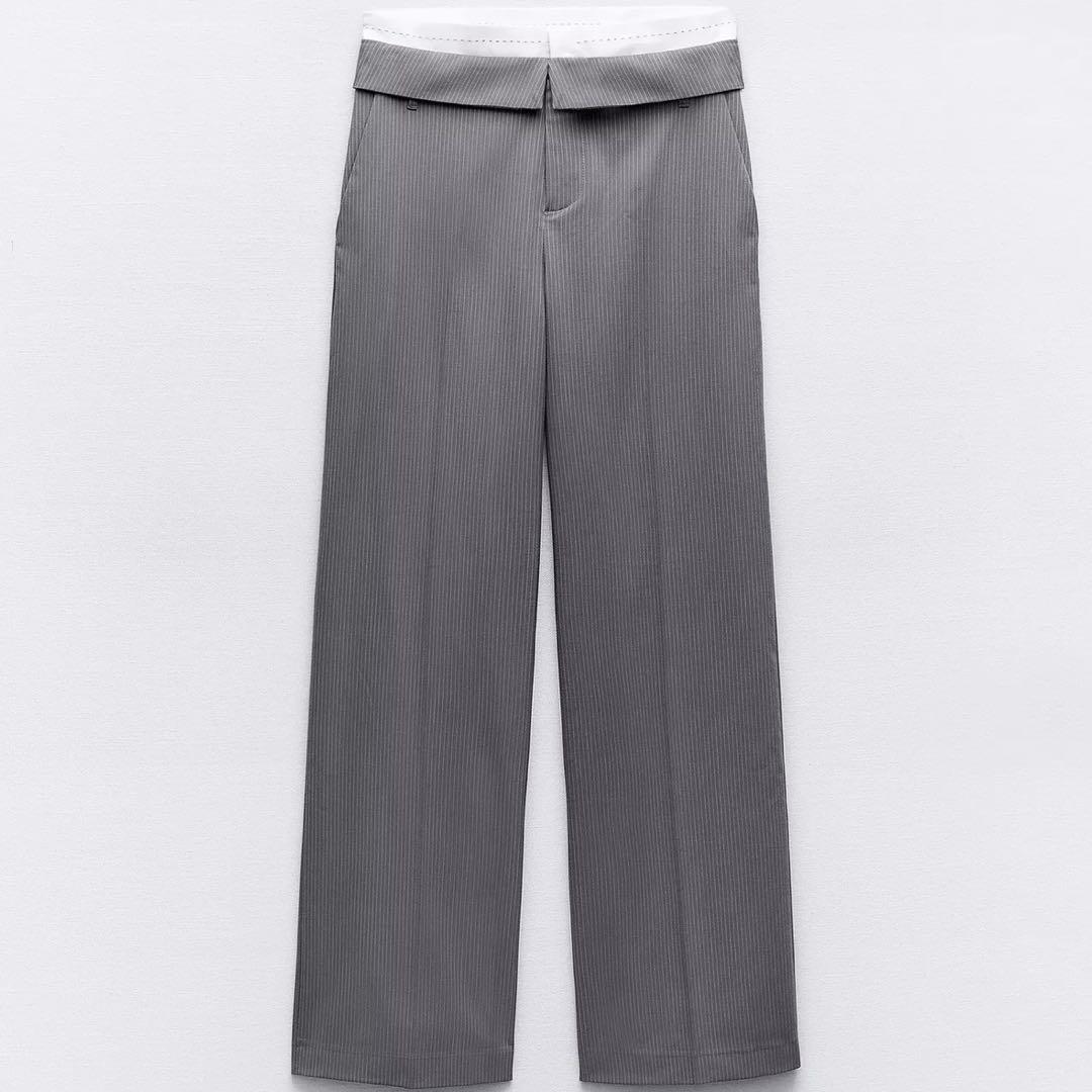 美品】ZARA グレー セットアップ（ベストS・パンツL） - メルカリ