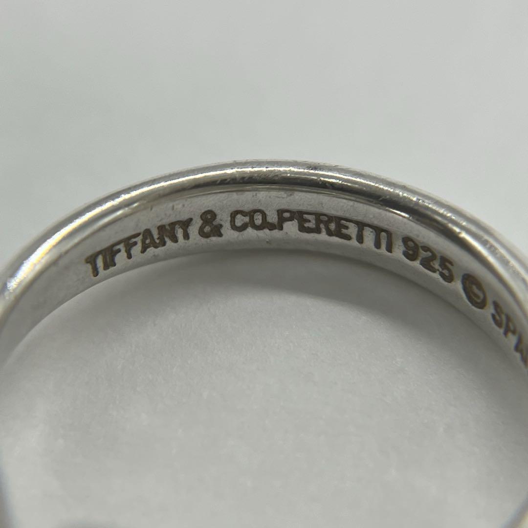 ティファニー TIFFANY エルサペレッティ オープンハート リング 11号