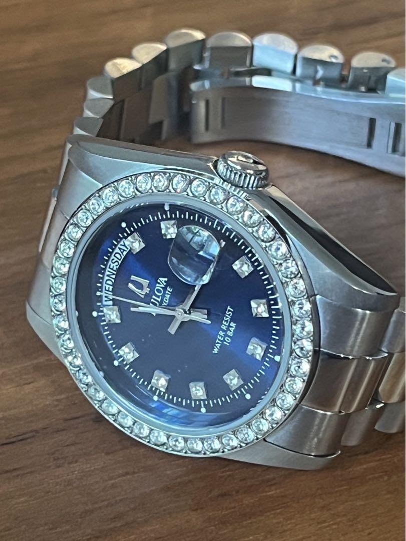 BULOVA メンズ腕時計（デイデイトタイプ）