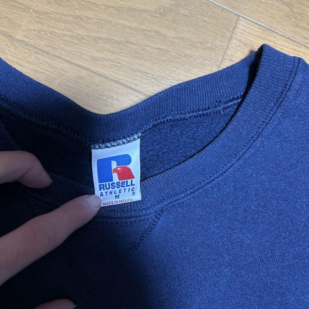 90s ネイビー ラッセル スウェット