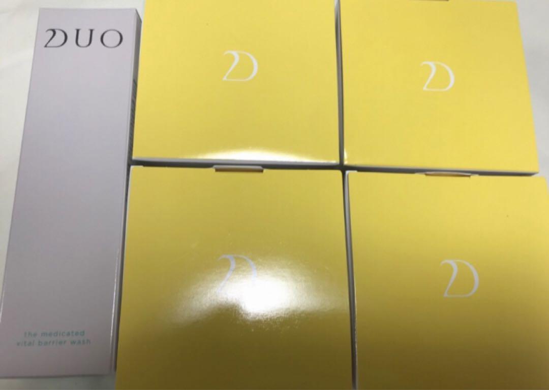 DUO デュオ　ザ　クレンジングバーム　クリア90g ×4個＋洗顔セット