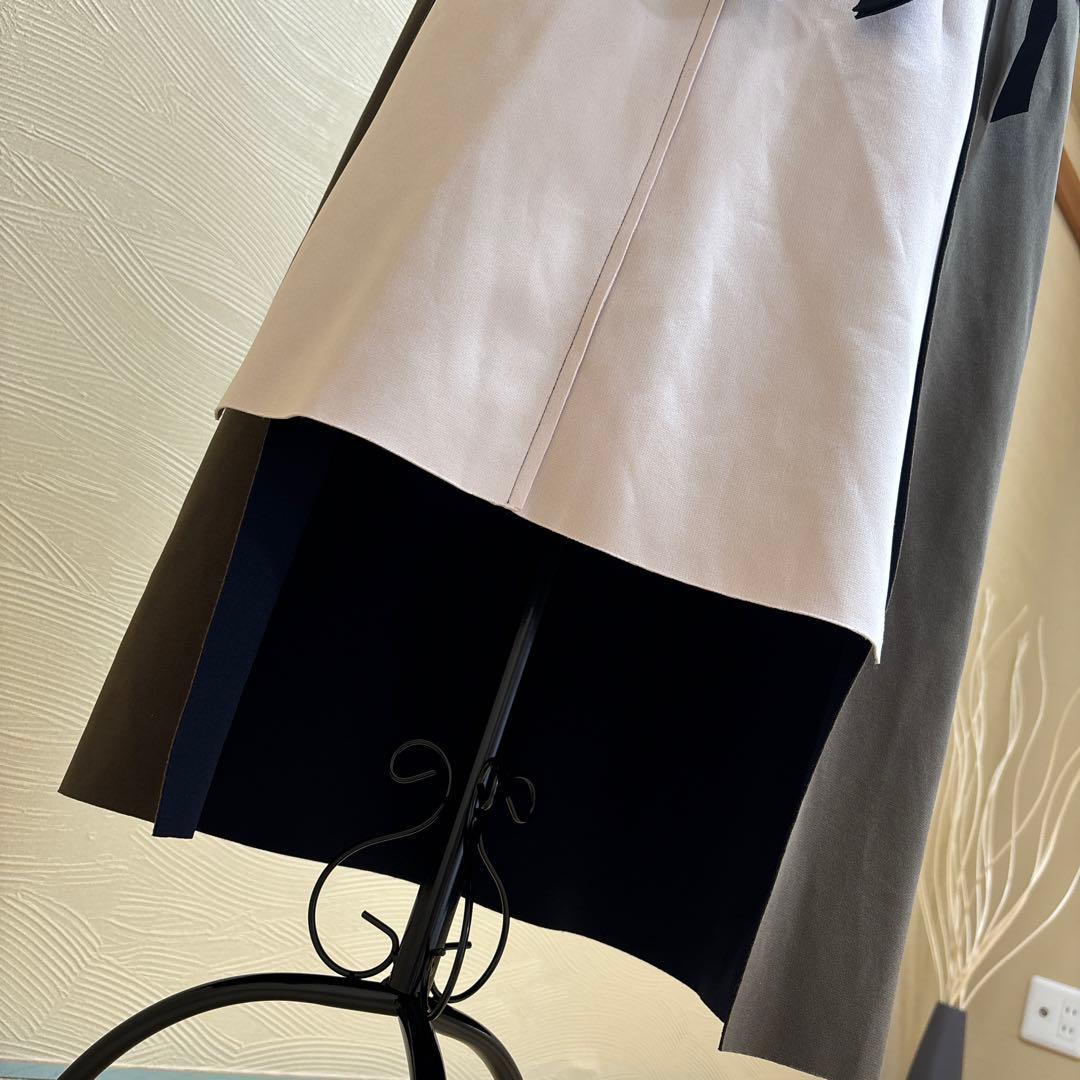 Eimee Law ハトメポイントボンディング配色スカート　新品未使用