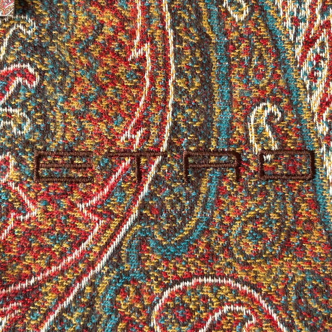 ひざ掛け ウール100％Etro