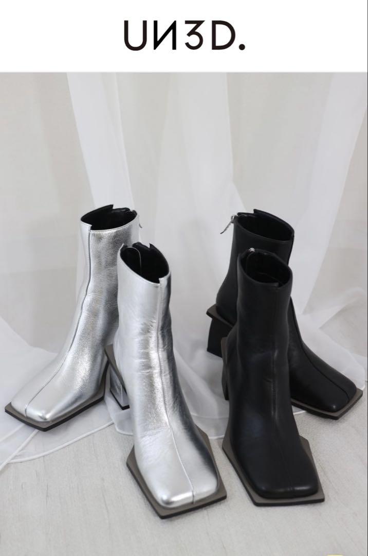 新品★ WIDE SQUARE SHORT BOOTS