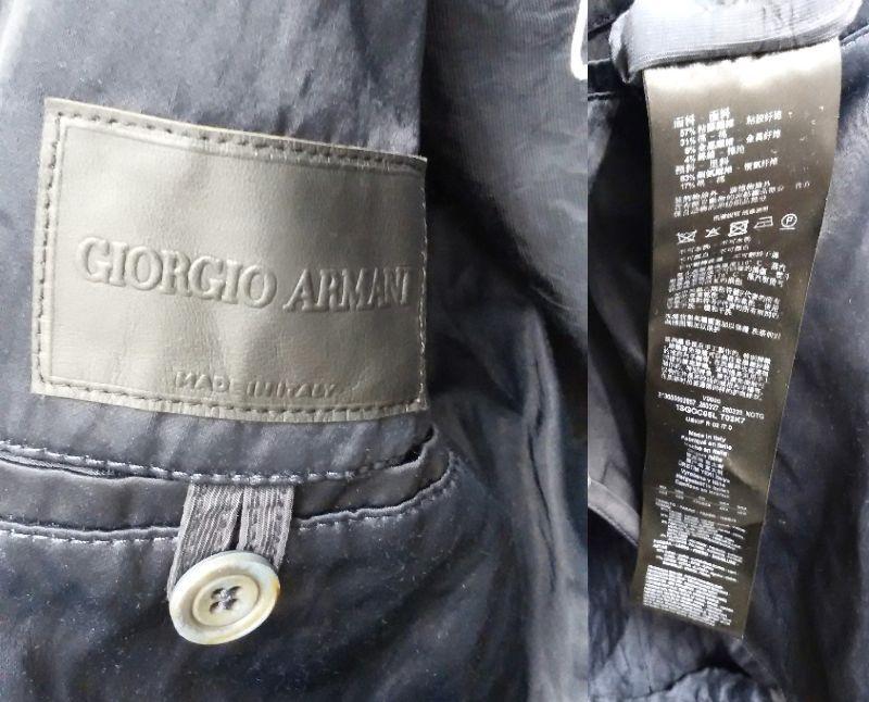 GIORGIO　ARMANI　ジョルジオアルマーニ　フード　ジャンパー
