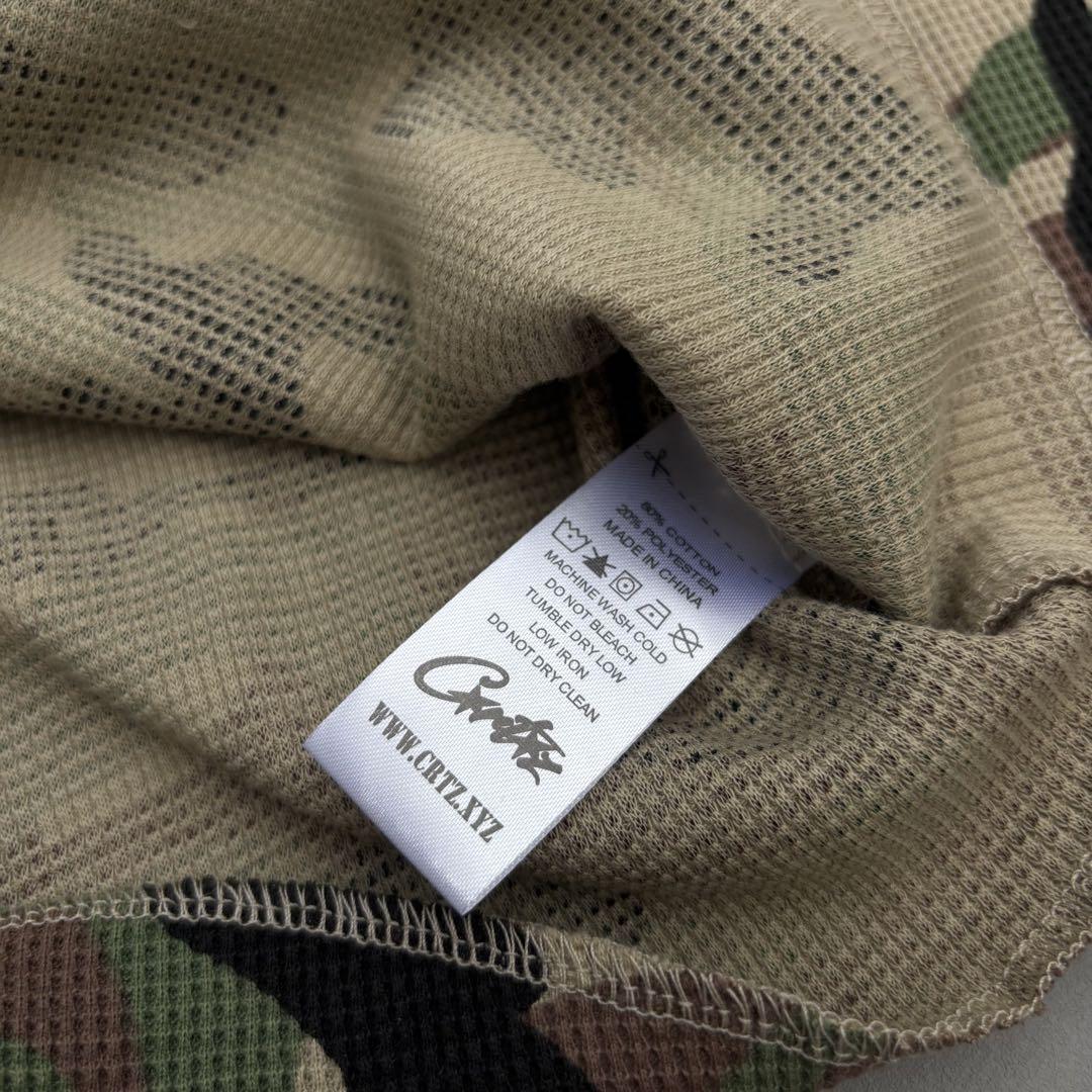 cortez サーマル 迷彩 ロング Tシャツ - メルカリ
