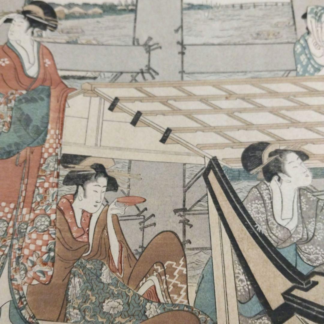 浮世絵 女性の肖像画 其一 其二 2点