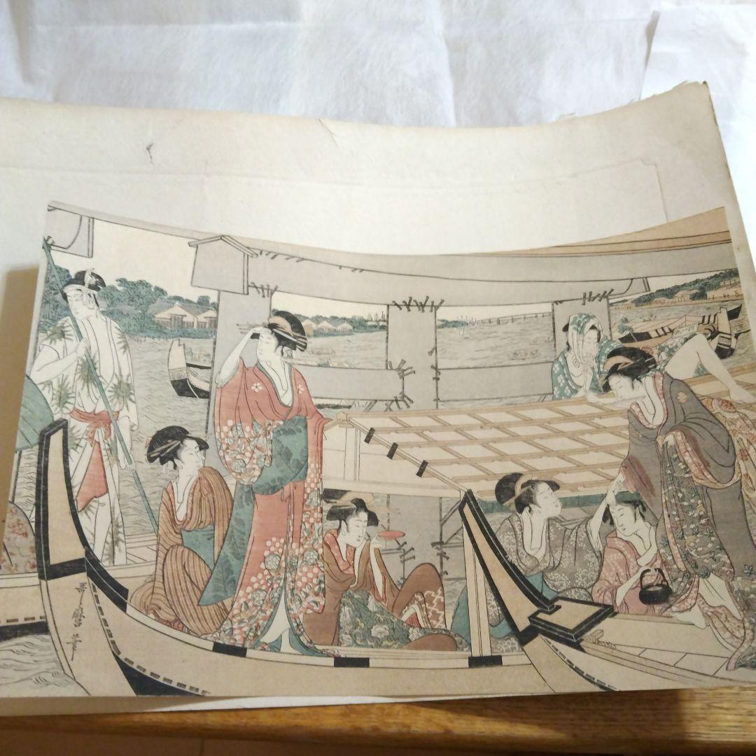 浮世絵 女性の肖像画 其一 其二 2点