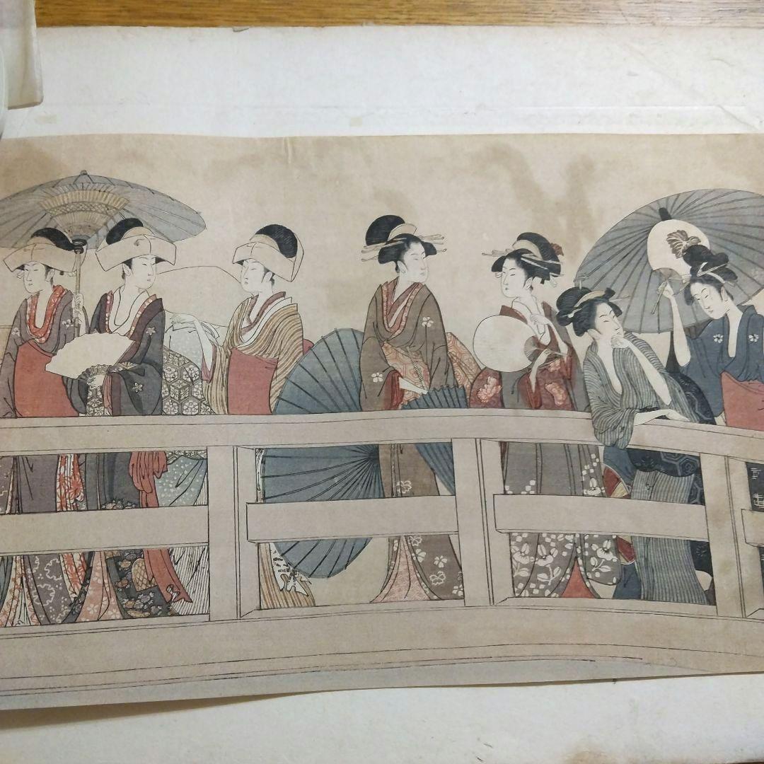 浮世絵 女性の肖像画 其一 其二 2点