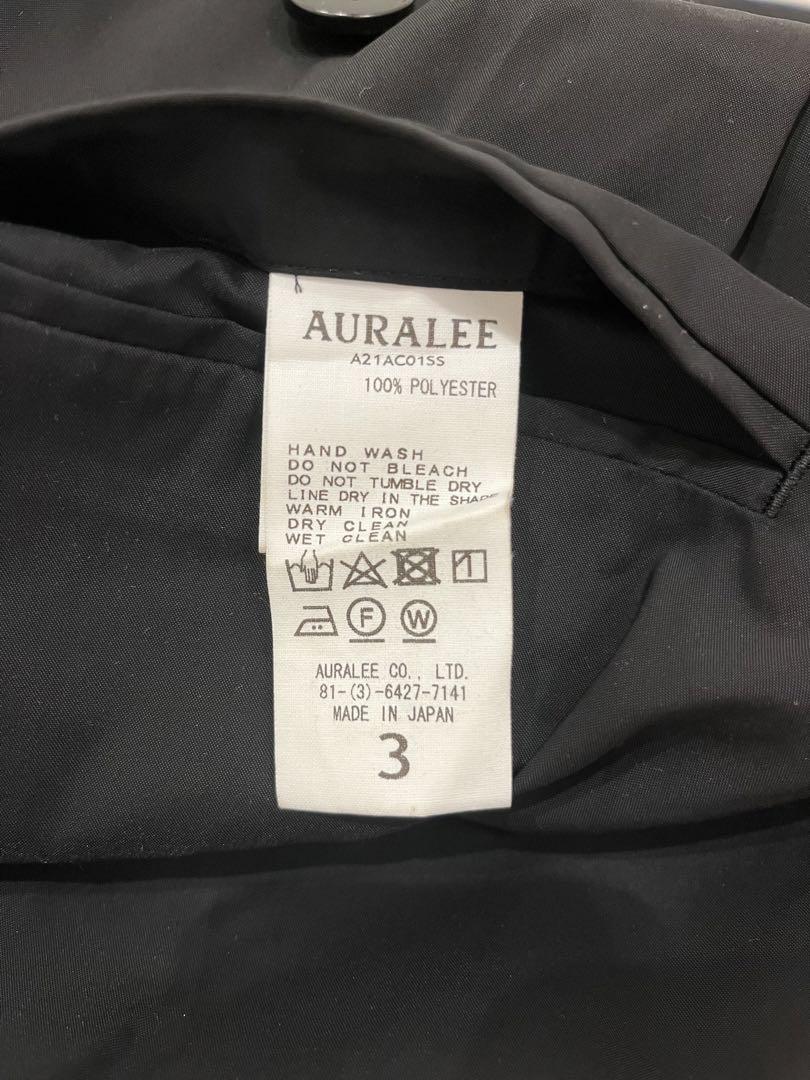 スタイリスト私物×AURALEE ステンカラーコート size 3 黒