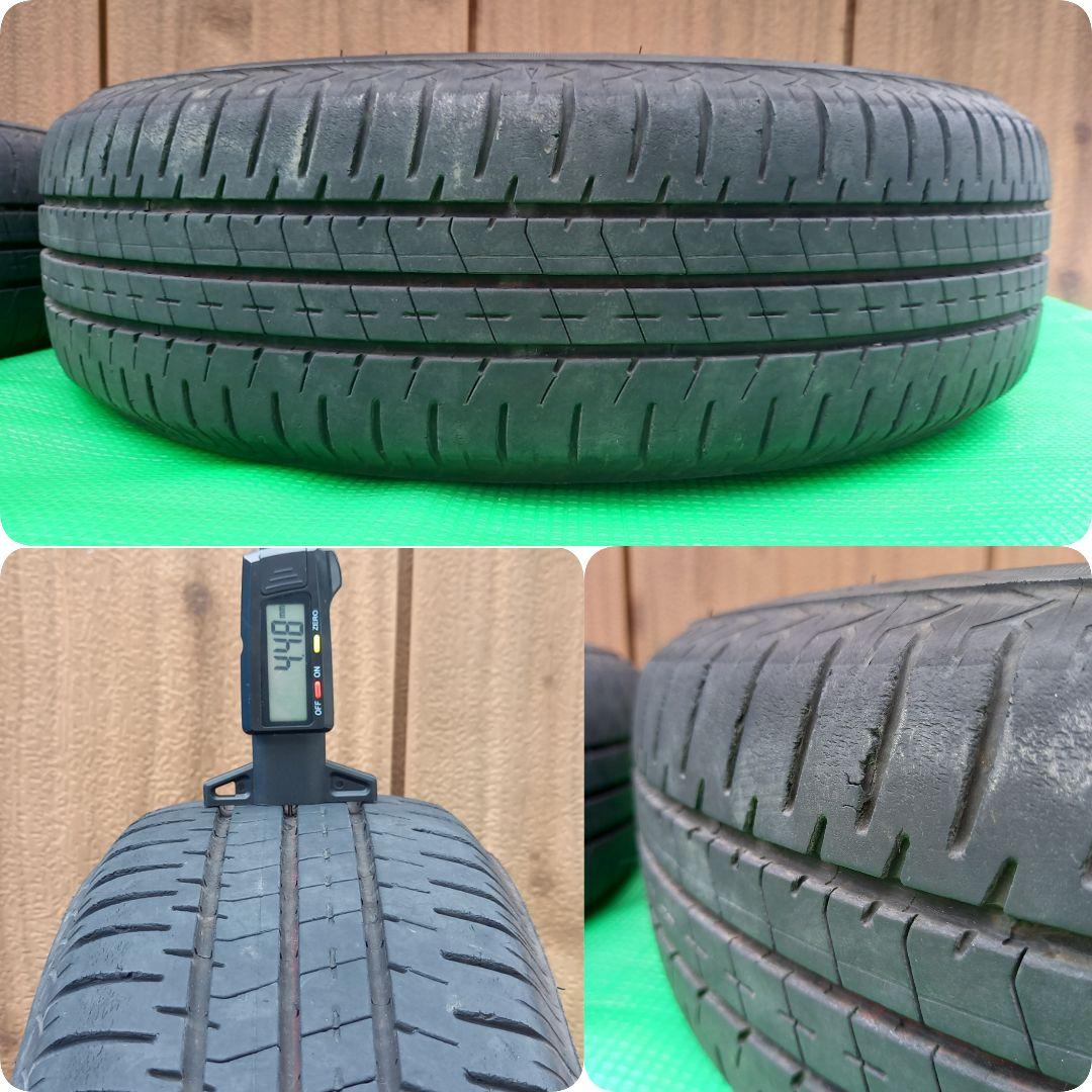 ②hyperion 14インチ アルミホイール 2本 タイヤ付155/65R14