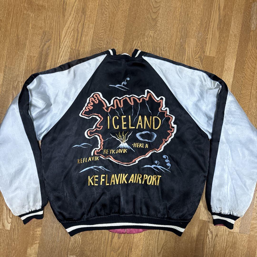 50s アイスランド　vintage スカジャン　XL BIGサイズ