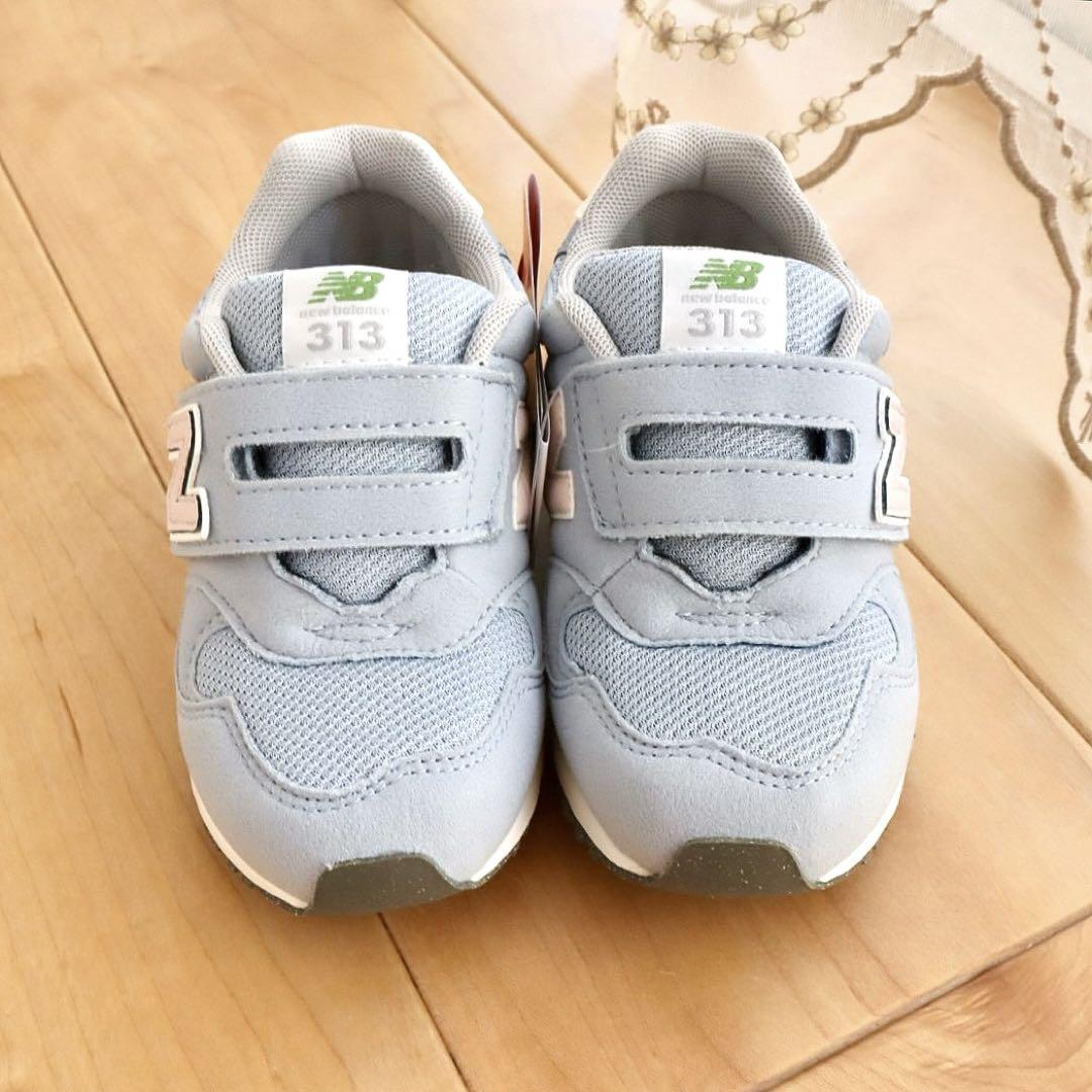 NB ニューバランス キッズスニーカー 水色 16.5 新品 313 - メルカリ