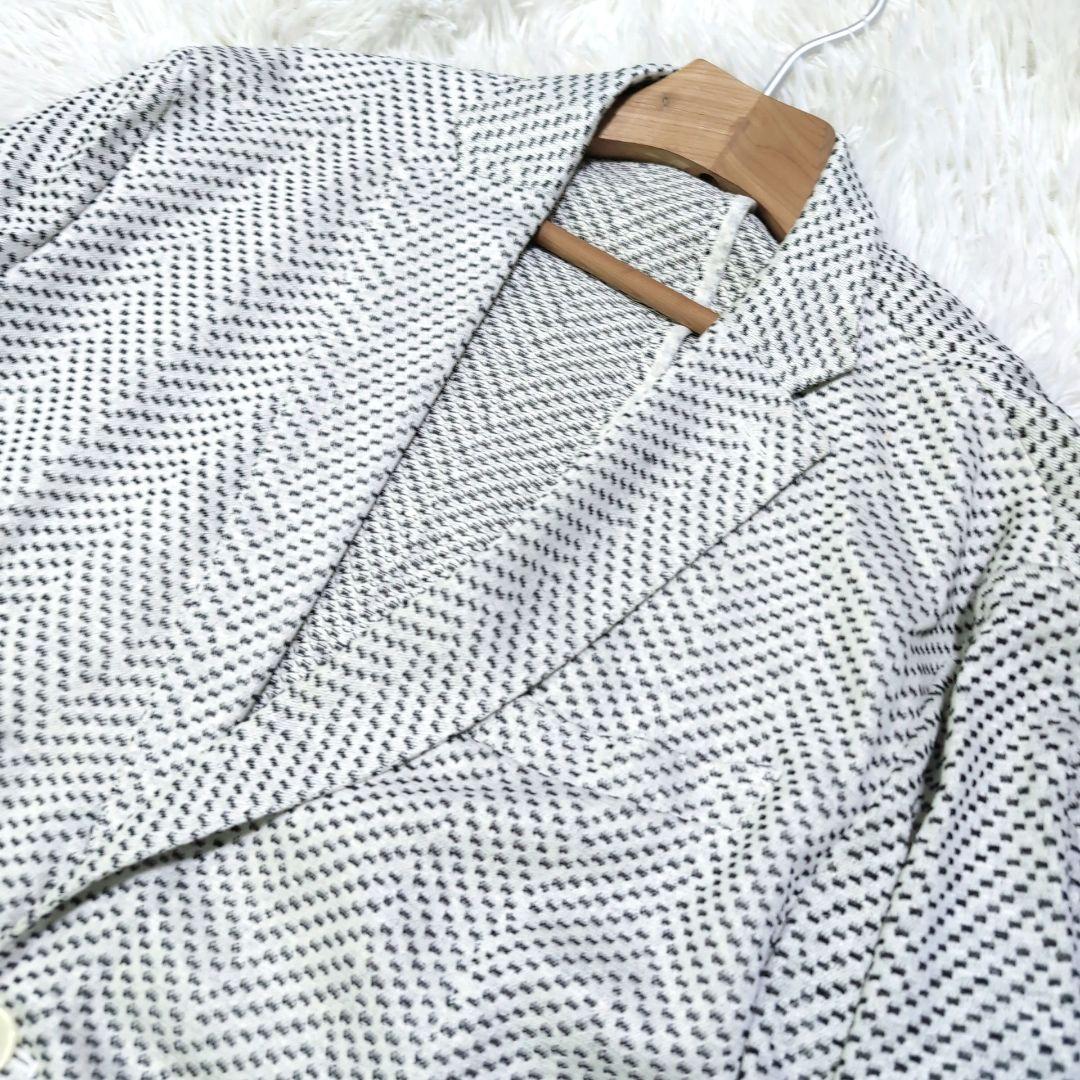 新品未使用品✨️インターメッツォ　リネン　サマージャケット　白　超特大　XXL