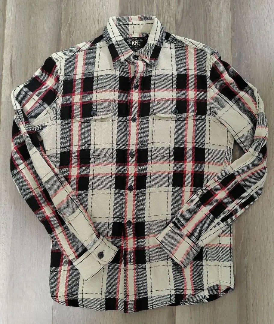ダブルアールエル RRL チェックシャツ ネルシャツ