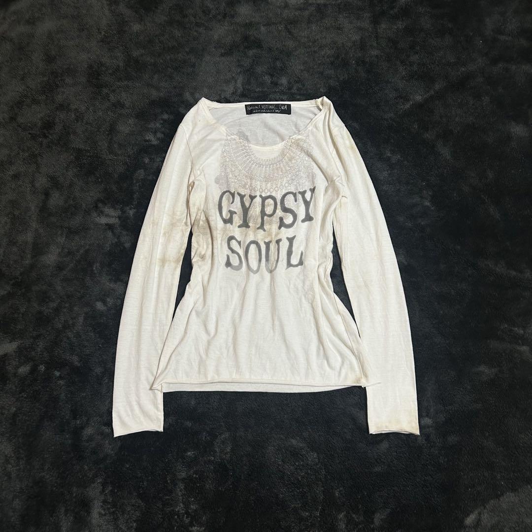 NATURAL VINTAGE GOA　プリントTシャツ　コットン100% NATURAL VINTAGE GOA プリントTシャツ コットン100% - メルカリ