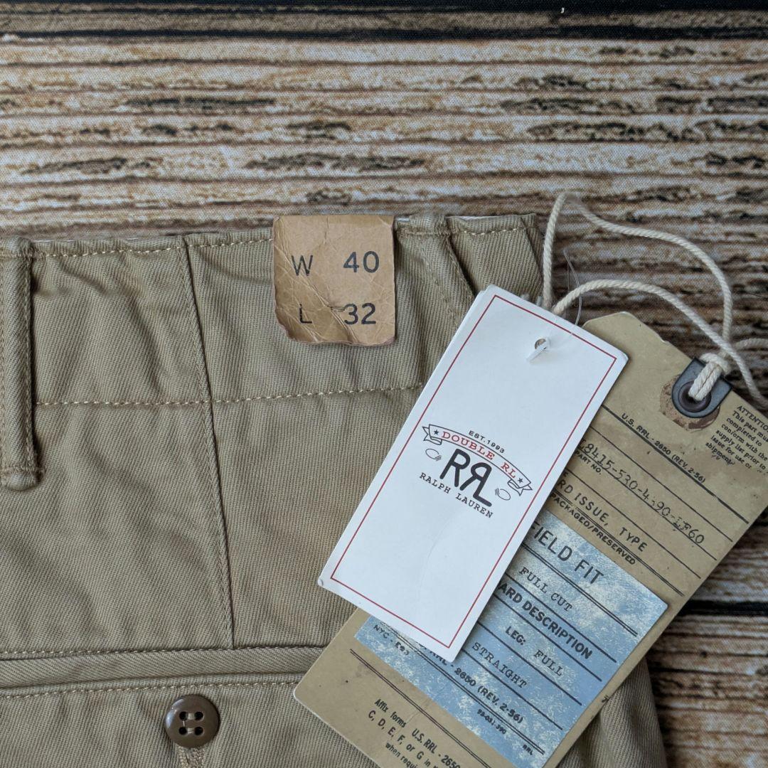 新品未使用 RRL W40 パンツ チノ ワーク ミリタリー XXL W38