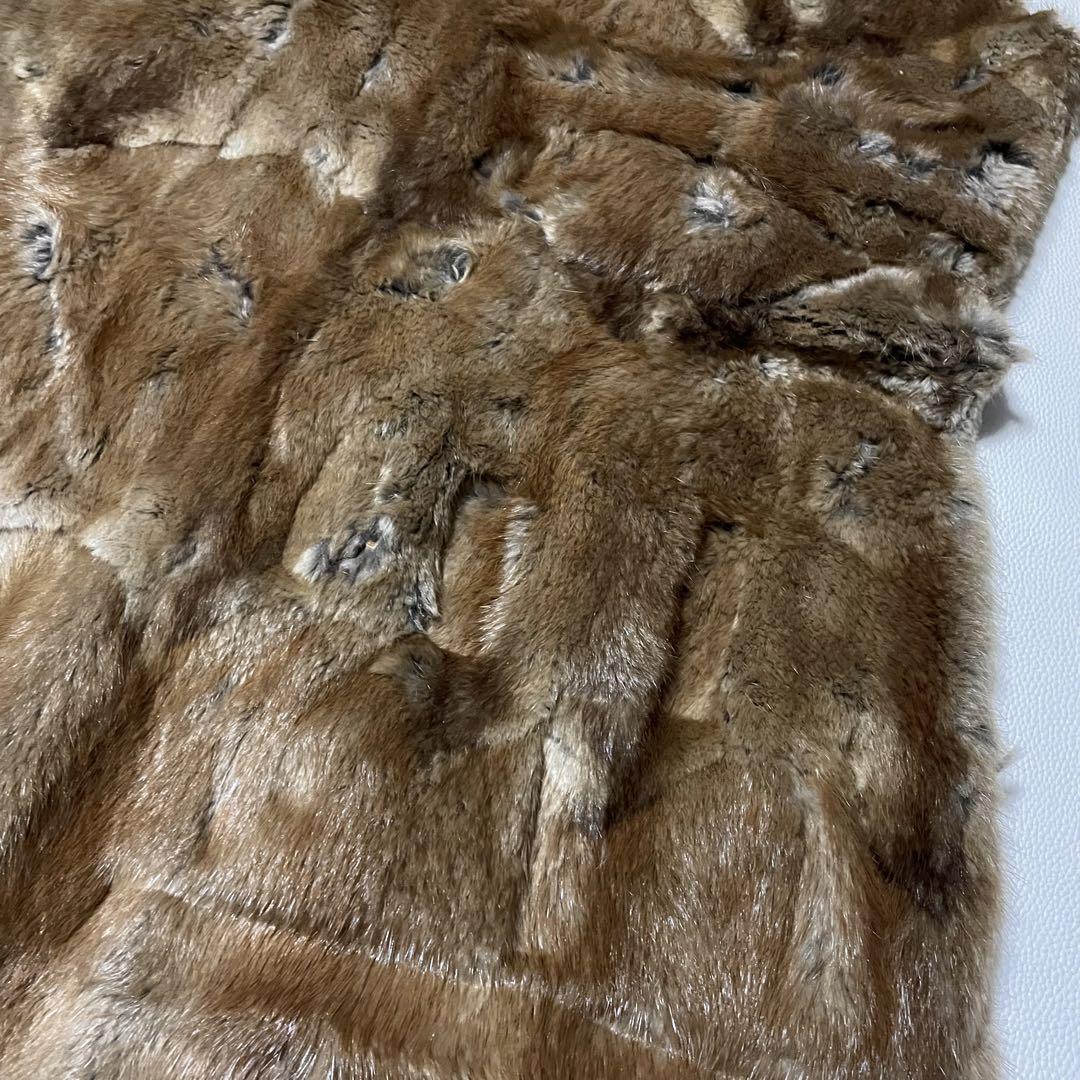 Japanese Vintage ハンドメイド リアルファー ロングベスト