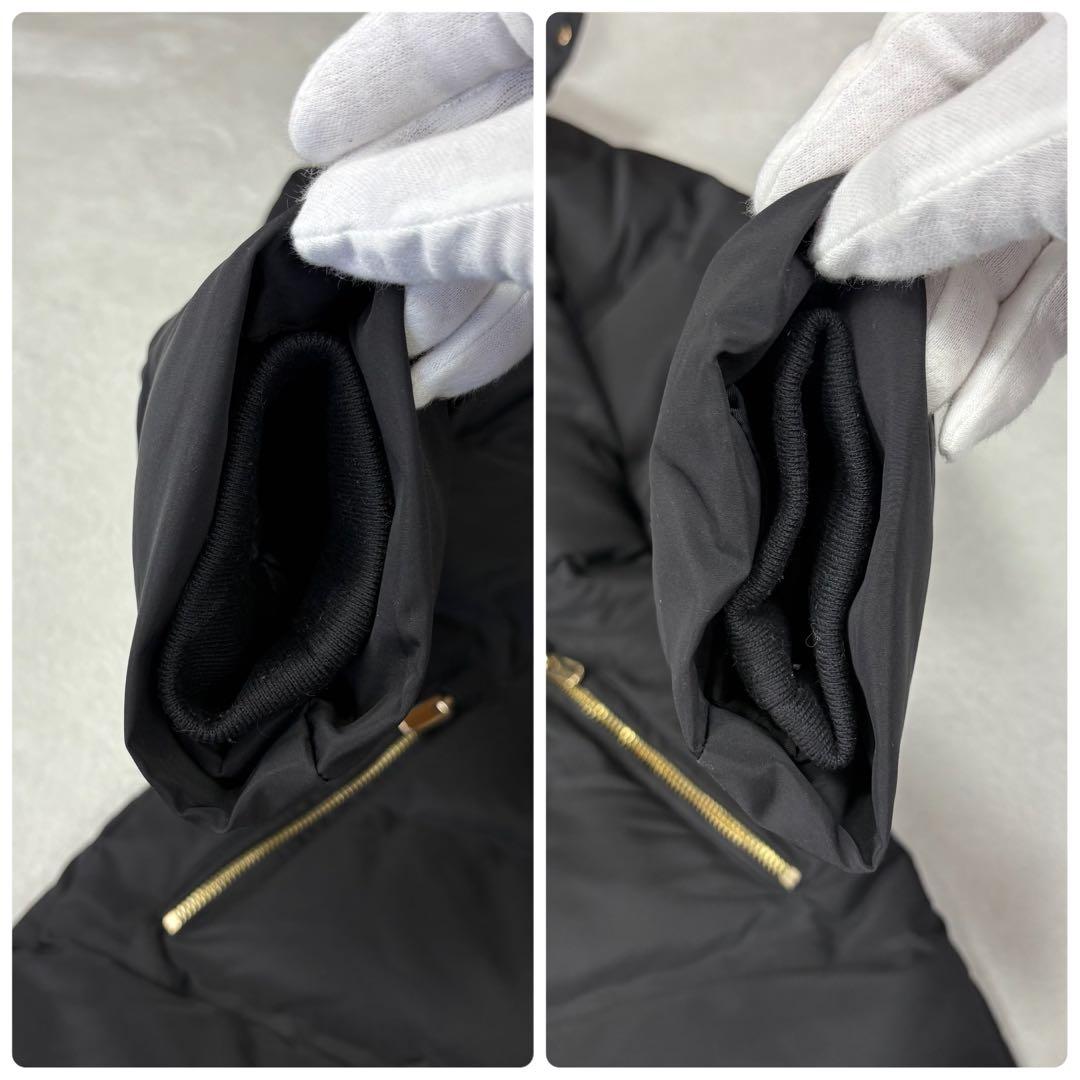 美品】ZARA ダウンジャケット セミロング フェイクファー ダックダウン