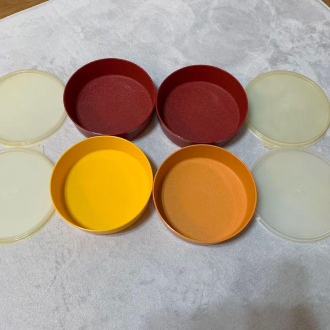 Tupperware タッパーウェア　4点セット Tupperware】スーパーオーバル 4点セット タッパーウェア 保存