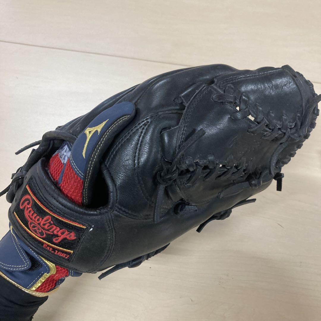 Rawlings 投手用 ブラック 硬式用