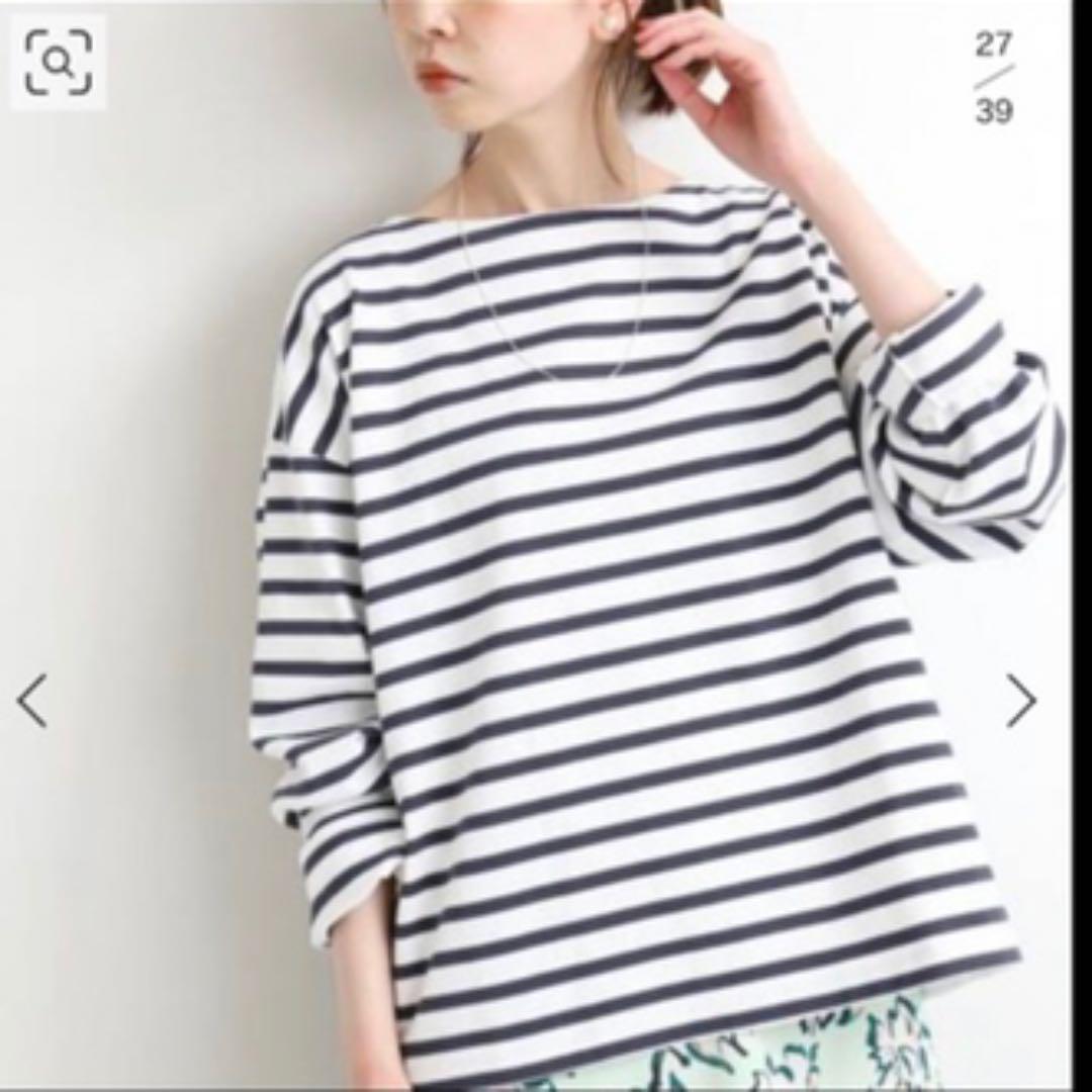 お気に入り】 IENA イエナ 別注バスクワイドカットソー AURALEE