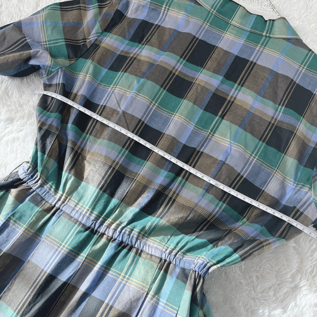 Burberrysバーバリーズ 半袖チェックシャツワンピース