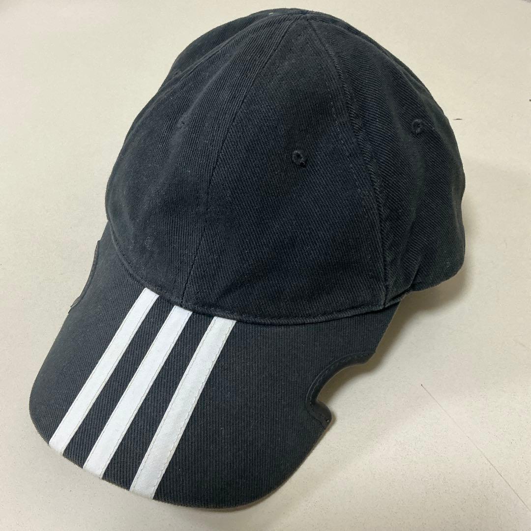 Balenciaga Adidas ベースボールキャップ 3本ライン Lサイズ