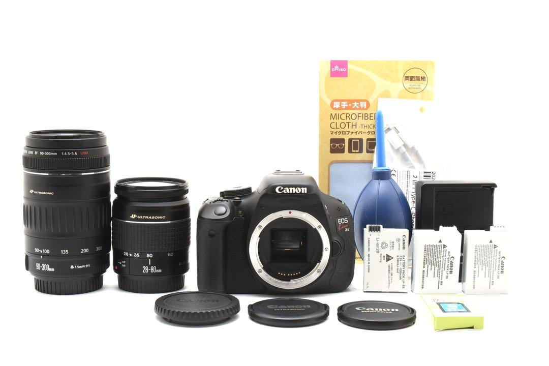 ✨バッテリー3個セット✨CANON KISS X5✨ダブルレンズ✨入門モデル ✨バッテリー3個セット✨CANON KISS X5✨ダブルレンズ✨入門モデル