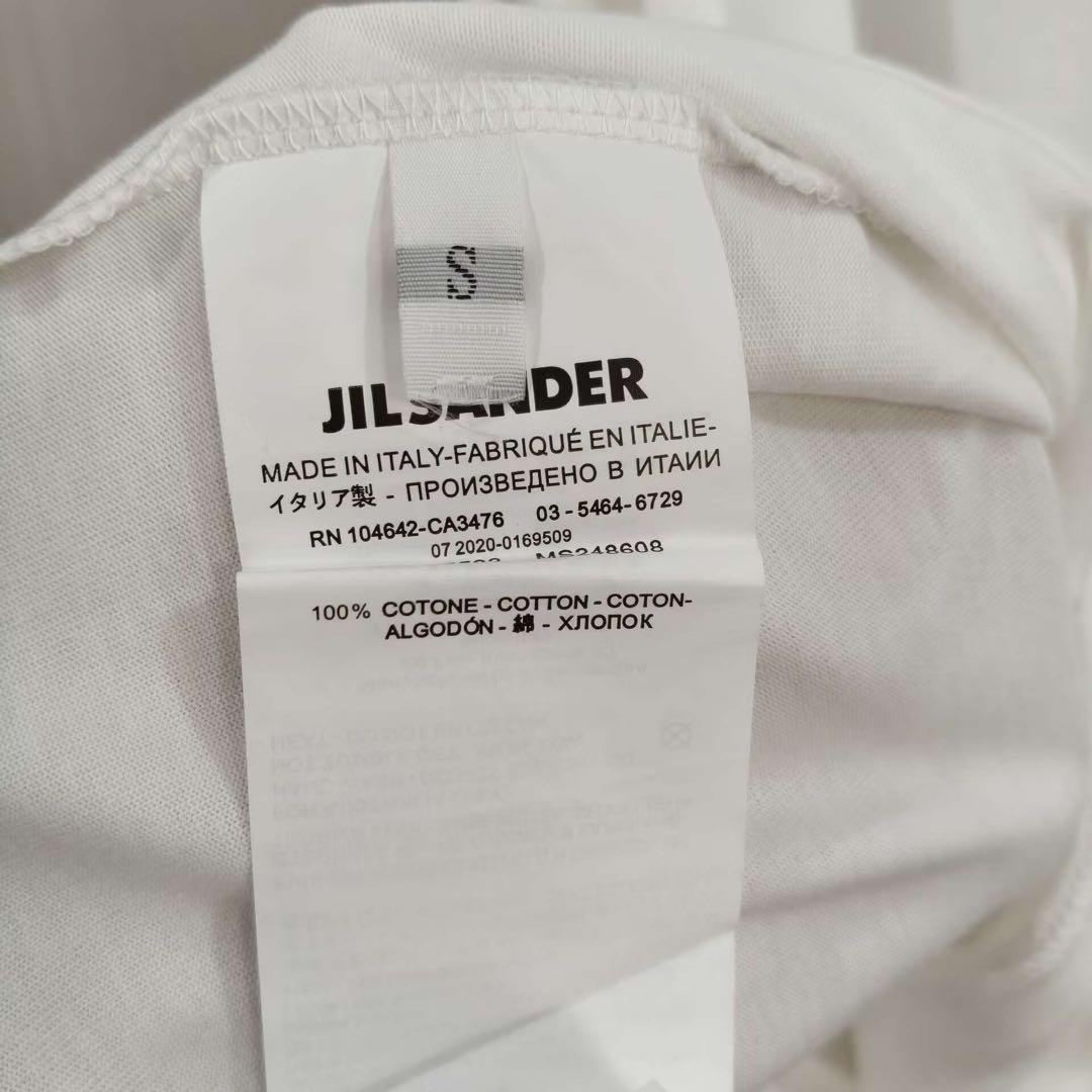 即日発送 JIL SANDER ホワイト Tシャツ Sサイズ