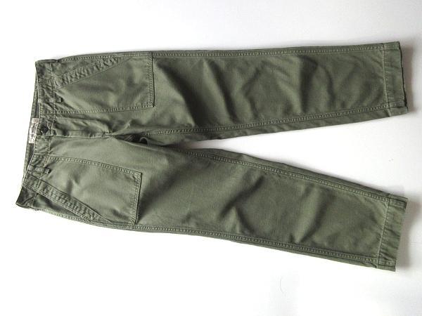 FOB FACTORY F0431 BAKER PANTS 1/S オリーブ