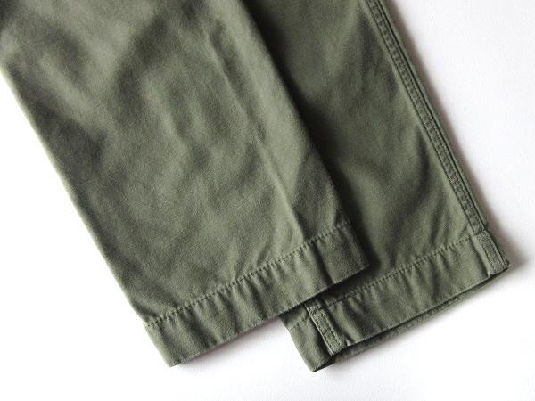 FOB FACTORY F0431 BAKER PANTS 1/S オリーブ