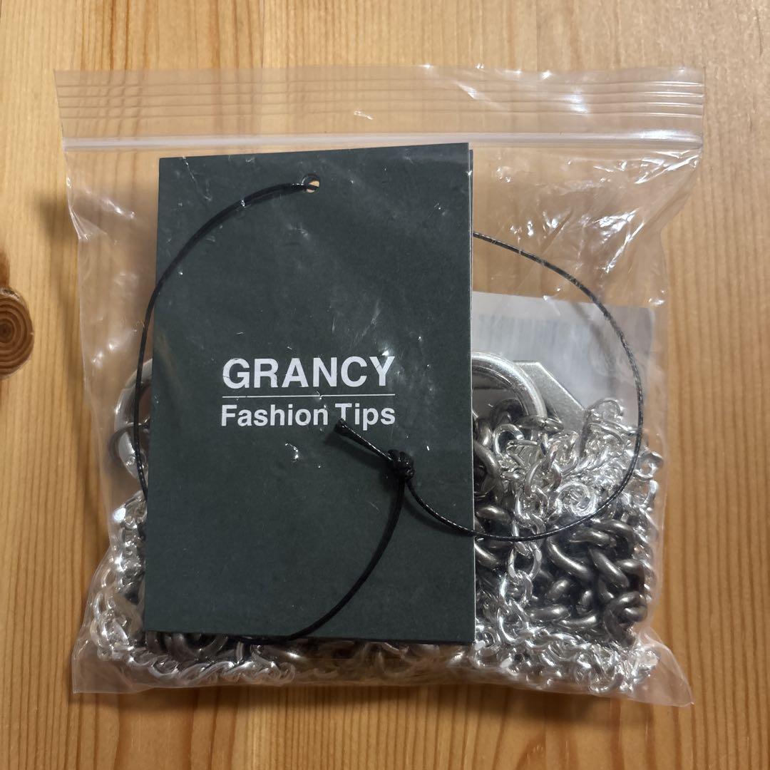 GRANCY】カラビナデザインレイヤリングウォレットチェーン