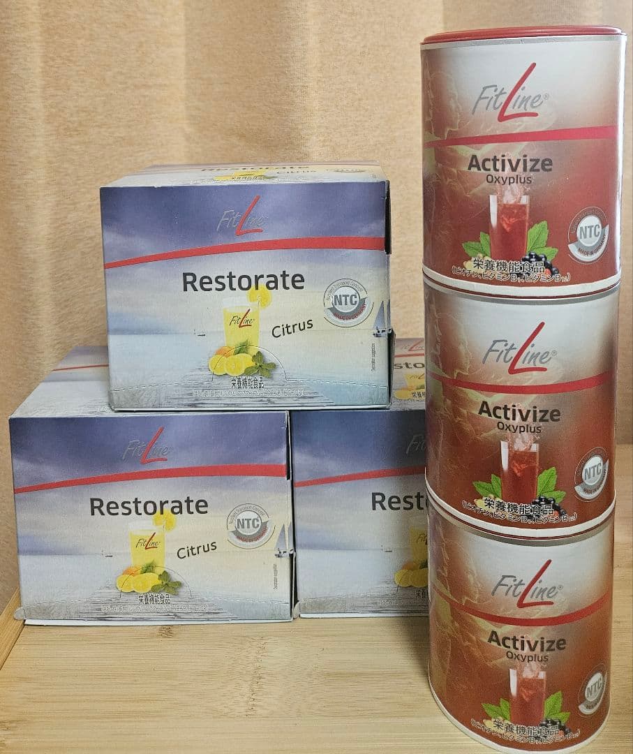 新品未開封❗️Fitlineレストレート&Activize×各3個セット
