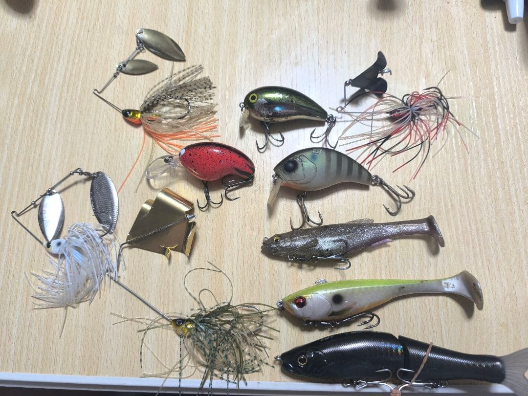 ジョイクロ148 ドーン　ダンクル5インチ　など　ブラックバス引退セット