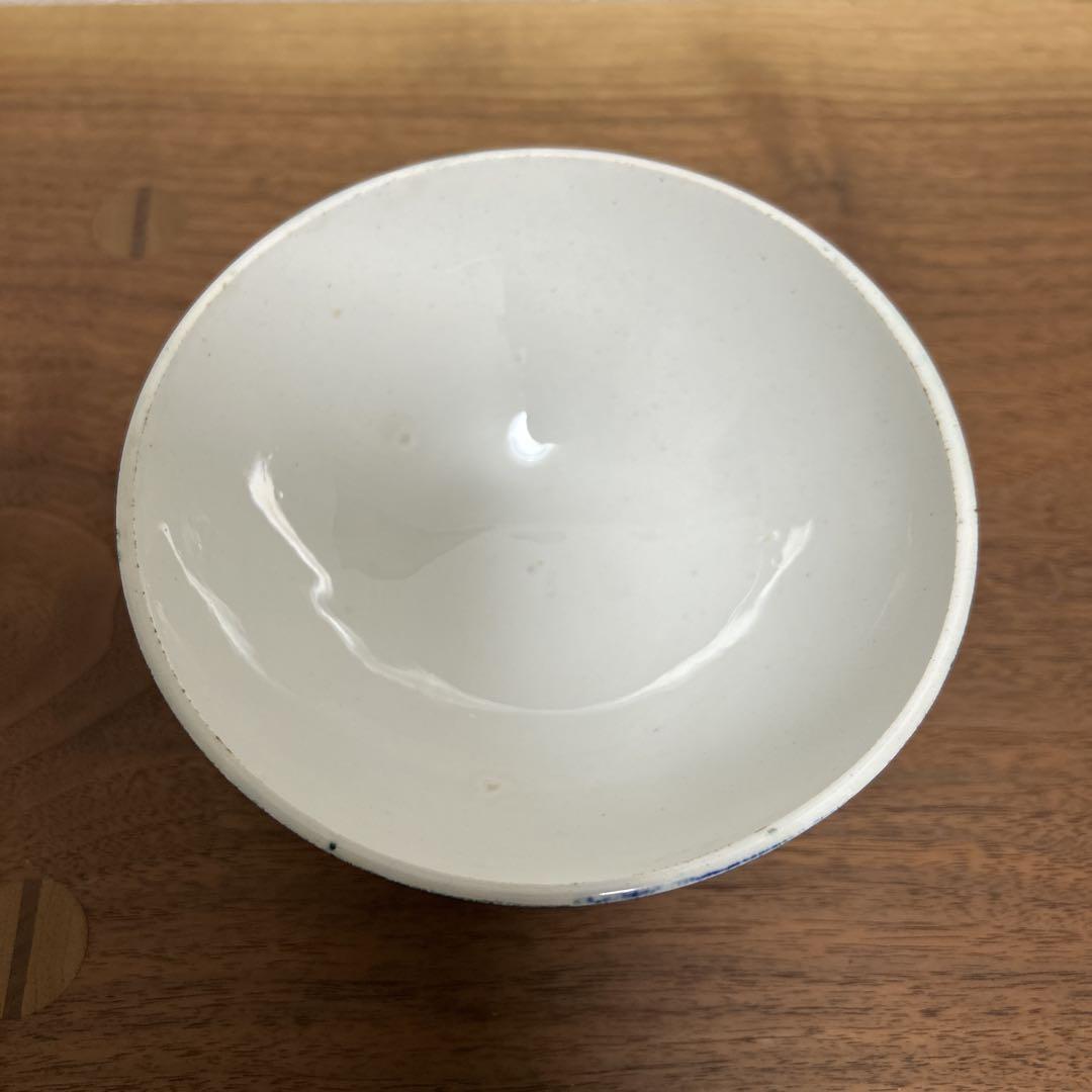 アンティークカフェオレボウル（レース柄）