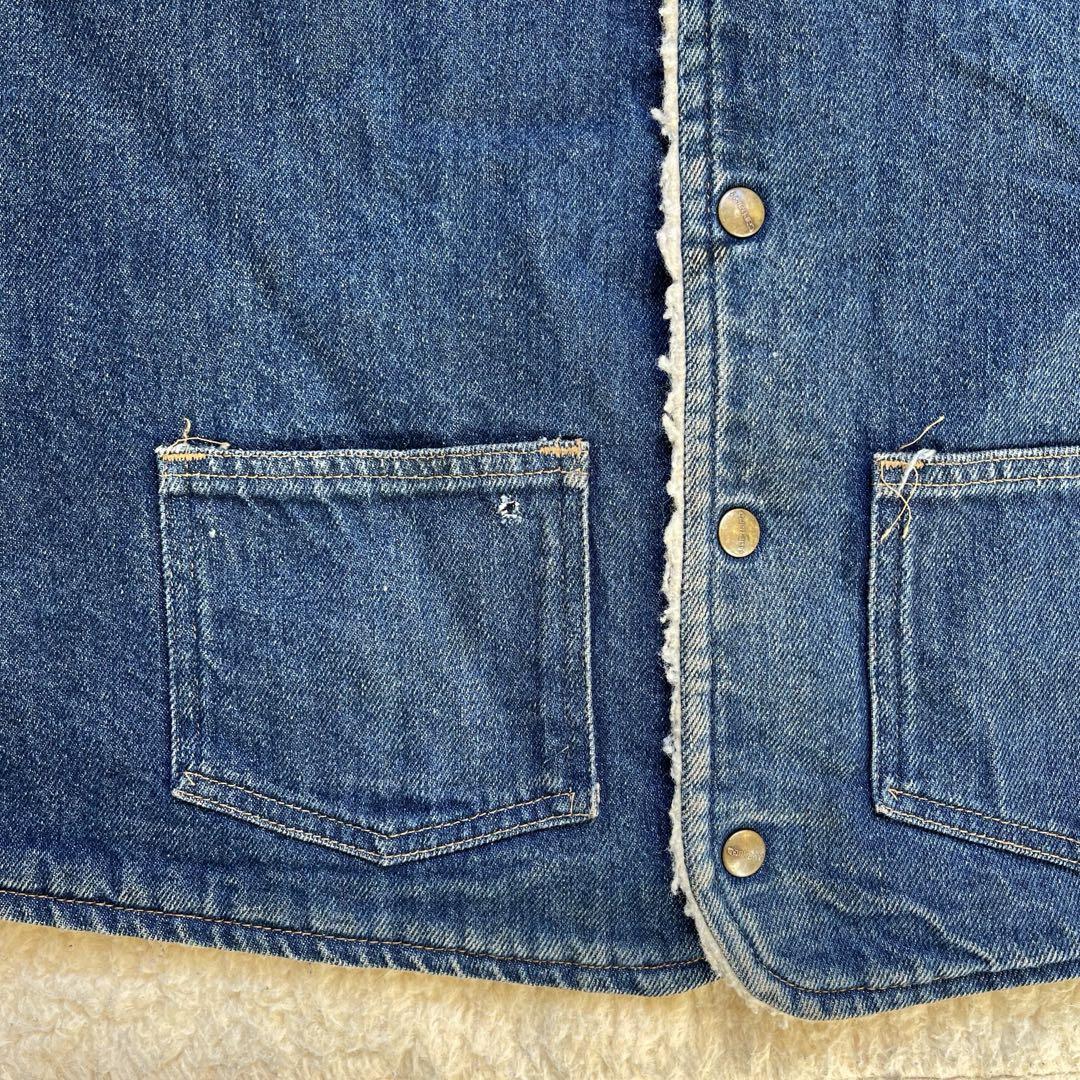90s Carhartt デニムベスト USA製 古着